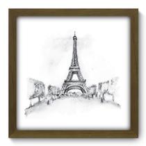 Quadro Decorativo - Torre Eiffel - 33cm x 33cm - 137qdmm