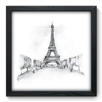 Quadro Decorativo - Torre Eiffel - 33cm x 33cm - 137qdmp