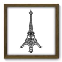Quadro Decorativo - Torre Eiffel - 33cm x 33cm - 199qdmm Quadro Decorativo - Torre Eiffel - 33cm x 33cm - 199qdmm