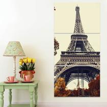 Quadro Decorativo Torre Eiffel 60x120 cm Paris Sala Vertical Quadro Decorativo Torre Eiffel 60x120 cm Paris Sala Vertical