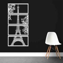 Quadro Decorativo Torre Eiffel Paris Vazado - Mdf 3Mm 003 Quadro Decorativo Torre Eiffel Paris Vazado - Mdf 3Mm 003