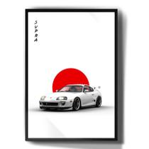 Quadro Decorativo Toyota Supra Carro Famoso Japão