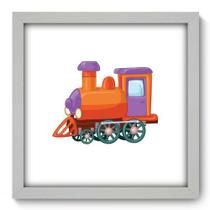 Quadro Decorativo - Trem - 33cm x 33cm - 111qdib Quadro Decorativo - Trem - 33cm x 33cm - 111qdib