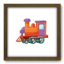 Quadro Decorativo - Trem - 33cm x 33cm - 111qdim Quadro Decorativo - Trem - 33cm x 33cm - 111qdim