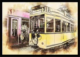 Quadro Decorativo Trem Locomotiva Bonde Presentes Salas Quartos Escritórios Com Moldura RC011 Quadro Decorativo Trem Locomotiva Bonde Presentes Salas Quartos Escritórios Com Moldura RC011