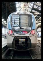 Quadro Decorativo Trem Locomotiva Máquinas Paisagem Salas Quartos Escritórios Com Moldura RC039 Quadro Decorativo Trem Locomotiva Máquinas Paisagem Salas Quartos Escritórios Com Moldura RC039