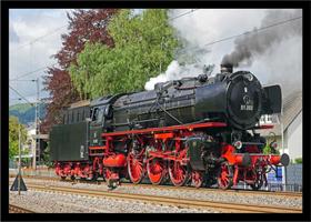 Quadro Decorativo Trem Locomotiva Máquinas Presentes Salas Quartos Escritórios Com Moldura RC009