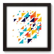 Quadro Decorativo - Triângulos - 22cm x 22cm - 096qnaap Quadro Decorativo - Triângulos - 22cm x 22cm - 096qnaap