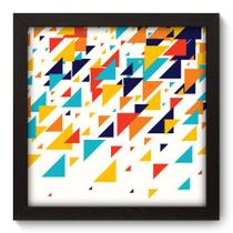 Quadro Decorativo - Triângulos - 22cm x 22cm - 097qnaap Quadro Decorativo - Triângulos - 22cm x 22cm - 097qnaap