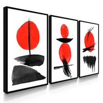 Quadro Decorativo Trio Olho de Sauron Japonês Cultura Sala 70x50 com Moldura Quadro Decorativo Trio Olho de Sauron Japonês Cultura Sala 70x50 com Moldura