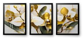 Quadro Decorativo Trio Orquídea 60 x 40 Quadro Decorativo Trio Orquídea 60 x 40