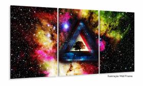 Quadro Decorativo Trippy Collor Psicodélico 120x60 Sala Quadro Decorativo Trippy Collor Psicodélico 120x60 Sala