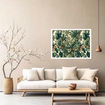 Quadro Decorativo Tropical Flores Amarelas - 50x70cm Quadro Decorativo Tropical Flores Amarelas - 50x70cm