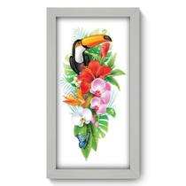 Quadro Decorativo - Tucano - 19cm x 34cm - 026qdsb