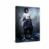 Quadro decorativo Uchiha Sasuke Artístico - Tela em Tecido