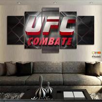 Quadro Decorativo UFC Combate 130x63 em tecido Quadro Decorativo UFC Combate 130x63 em tecido
