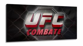 Quadro Decorativo UFC Combate em Tecido Canvas 130x60 Quadro Decorativo UFC Combate em Tecido Canvas 130x60