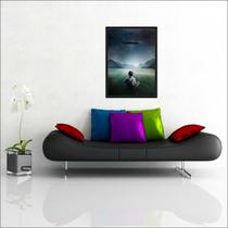 Quadro Decorativo Ufologia Disco Voador Salas Quartos Decorações Com Moldura Quadro Decorativo Ufologia Disco Voador Salas Quartos Decorações Com Moldura