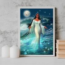 Quadro Decorativo Umbanda Iemanjá 33x24cm - com vidro Quadro Decorativo Umbanda Iemanjá 33x24cm - com vidro