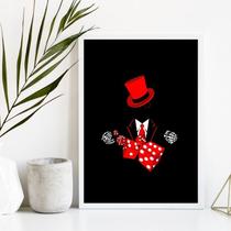 Quadro Decorativo Umbanda Zé Pelintra 33x24cm - com vidro