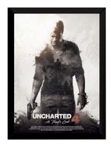 Quadro Decorativo Uncharted Game Arte Poster Moldurado