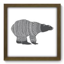 Quadro Decorativo - Urso - 33cm x 33cm - 032qdsm