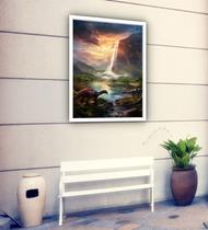 Quadro Decorativo Vale Dos Dinossauros - 70x50cm