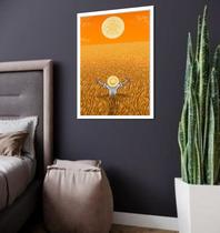 Quadro Decorativo Van Gogh Campo Trigo - 70X50Cm