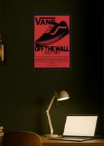 Quadro Decorativo Vans Off The Wall 1966 Com Vidro Tamanho:21cm x 30cm (A4) Quadro Decorativo Vans Off The Wall 1966 Com Vidro Tamanho:21cm x 30cm (A4)
