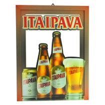 Quadro Decorativo Vazado Itaipava Área Laser 25x33 Mdf Madeira