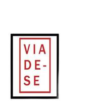 Quadro Decorativo Viade-Se 45X34Cm - Com Vidro