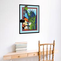 Quadro Decorativo Viagem Para Estados Unidos - 70x50cm