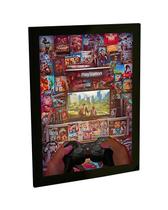 Quadro Decorativo Videogame Retro Gamer Jogos Classicos 07