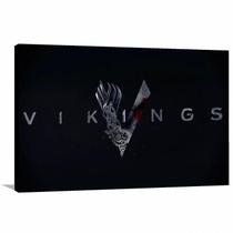 Quadro decorativo Vikings - Séries - Tela em Tecido