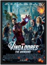 Quadro Decorativo Vingadores Filmes Cartaz Cinema Decorações Com Moldura G02