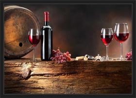 Quadro Decorativo Vinho Bebidas Gourmet Decorações Com Moldura Quadro Decorativo Vinho Bebidas Gourmet Decorações Com Moldura
