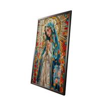 Quadro Decorativo Vinil com Vidro Mae de Jesus Maria 100x70