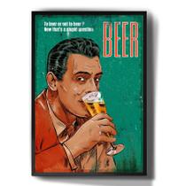 Quadro Decorativo Vintage Retro Beer Cerveja Propaganda