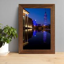 Quadro Decorativo Vintage Retrô Cidades Roma Itália Paris Hollywood Áustria Alemanha 30x40cm