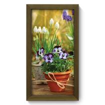 Quadro Decorativo - Violeta - 19cm x 34cm - 005qdfm