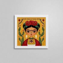 Quadro Decorativo Viva La Frida 20X20Cm