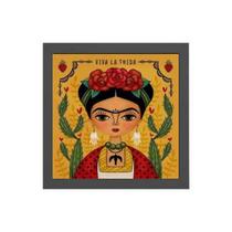 Quadro Decorativo Viva La Frida 20X20Cm