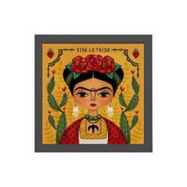 Quadro Decorativo Viva La Frida 20x20cm