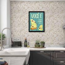 Quadro Decorativo Você é o Queijo Da Minha Pizza 45x34cm