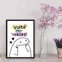 Quadro Decorativo Volte Sempre 45x34cm - com vidro Quadro Decorativo Volte Sempre 45x34cm - com vidro