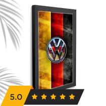 Quadro Decorativo Vw Alemã Sala Escritório Loja+Vidro 33x25
