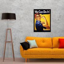 Quadro Decorativo We Can Do It 34x23cm
