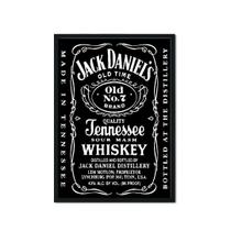 Quadro Decorativo Whisky Jack Daniels Sala Quarto Escritório Bar