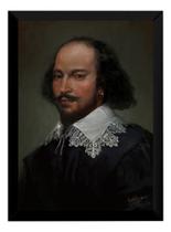 Quadro Decorativo William Shakespeare Artistico