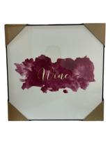 Quadro decorativo Wine DQU239 - 40 x 40 cm